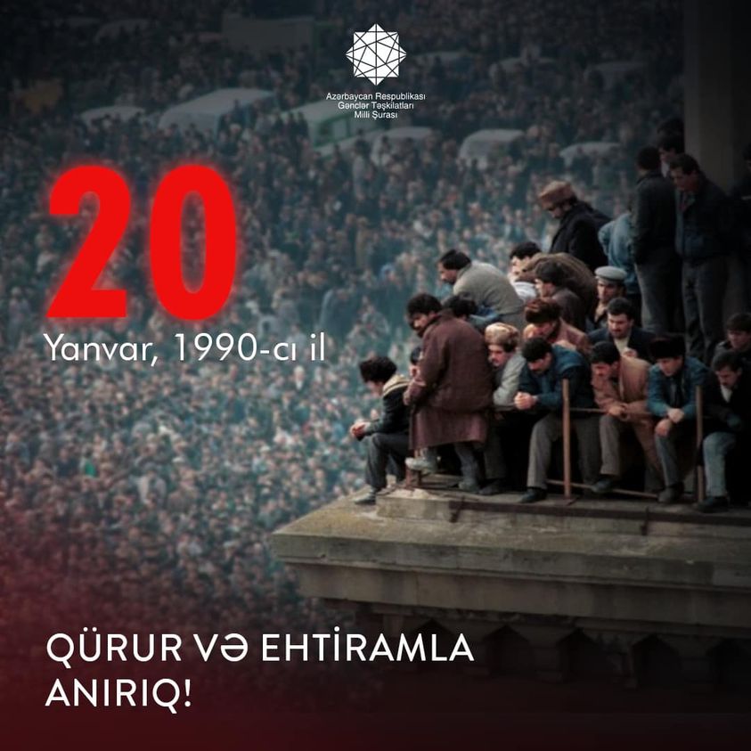 34 years have passed since the January 20 tragedy, which is remembered as a page of heroism in our history.